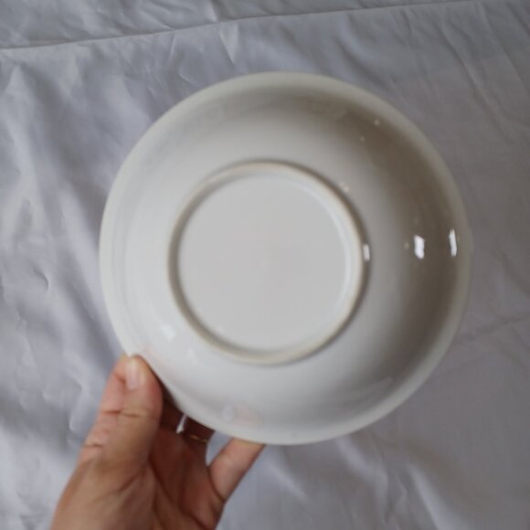 Vintage China Porcelain Small Serving Bowl Dish Dinnerware Gold Rim Floral - Picture 4 of 9